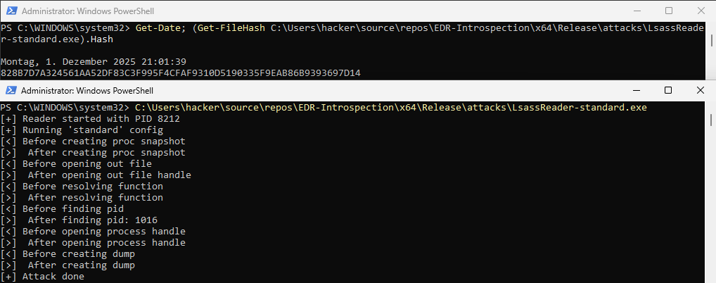 LsassReader standard works
